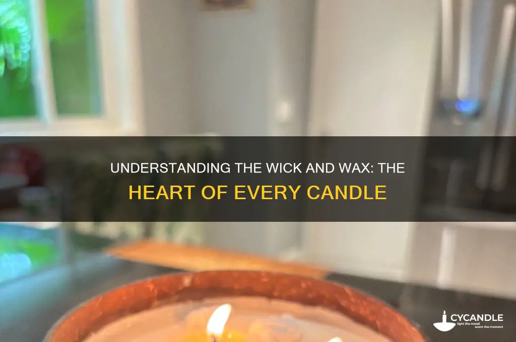 what is the wick and the wax of the candle