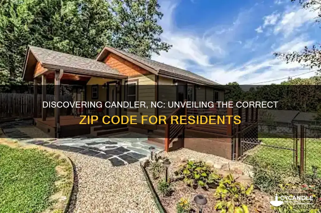 what is the zip code for candler nc