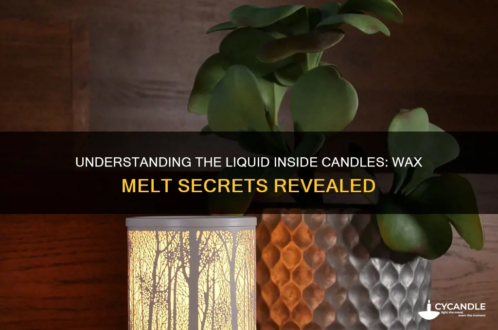 what is thw liquid in candles