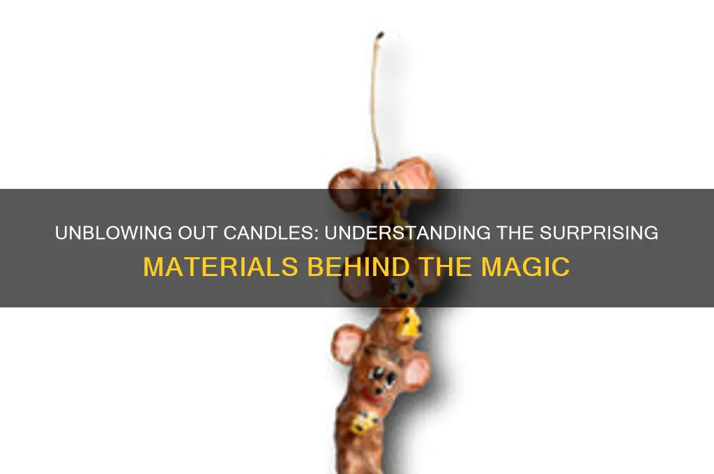 what is unblowing out candles made of