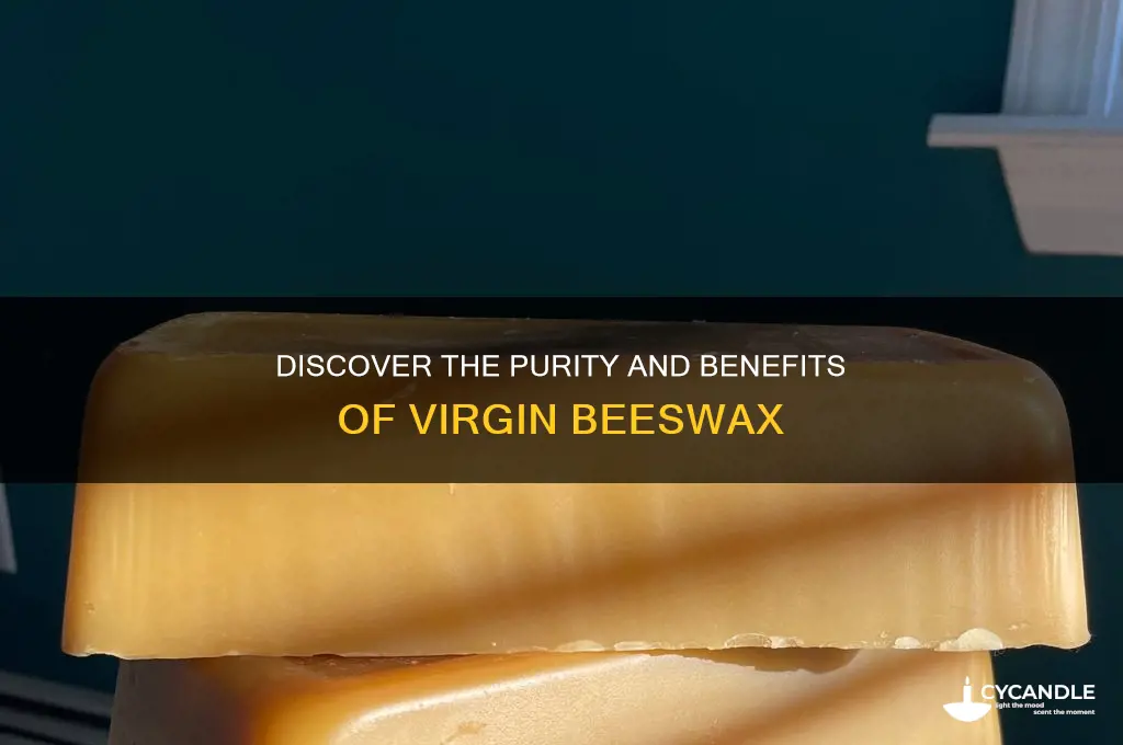 what is virgin beeswax