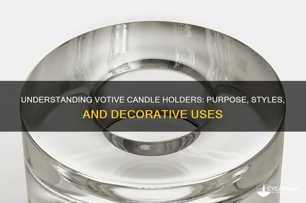 what is votive candle holders