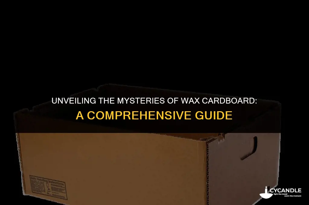 what is wax cardboard