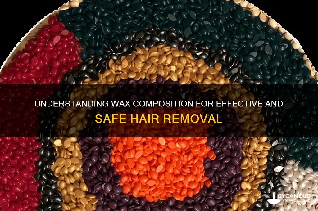 what is wax made of for hair removal