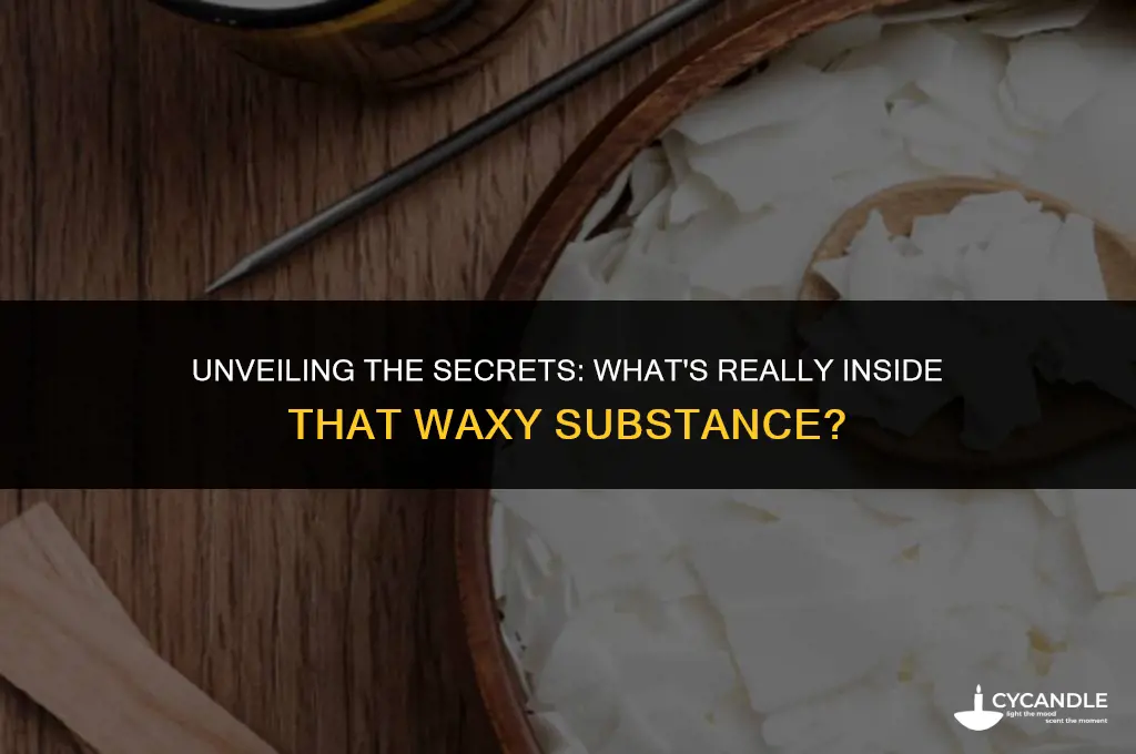 what is wax made of