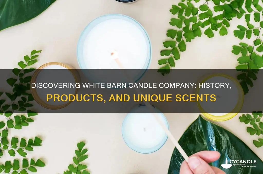 what is white barn candle company