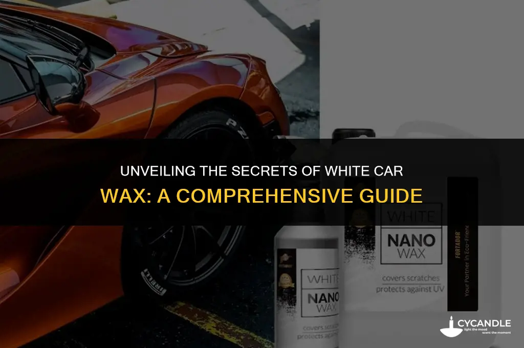 what is white car wax