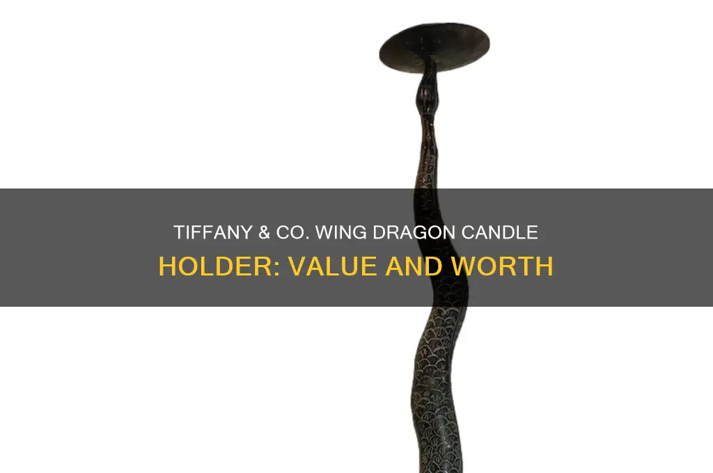what iswing dragon candle holder by tiffany & co worth