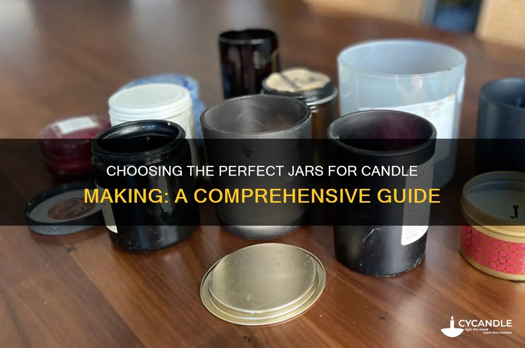 what jars are best for making candles