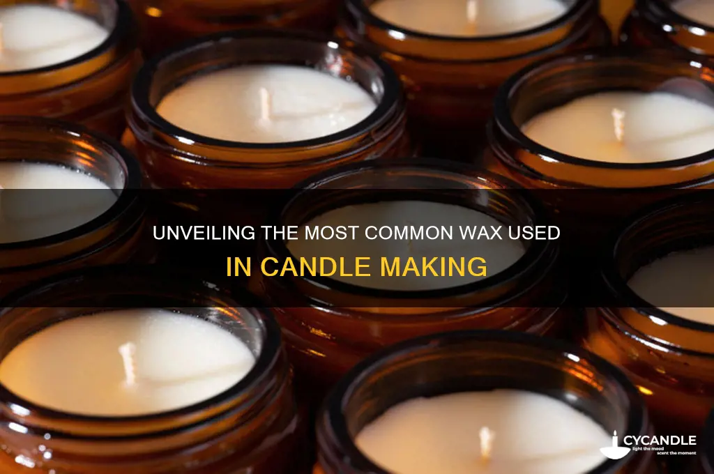 what kid of wax are most candles made out of