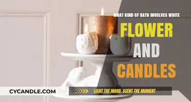 Serene White Flower and Candle Bath Ritual for Ultimate Relaxation