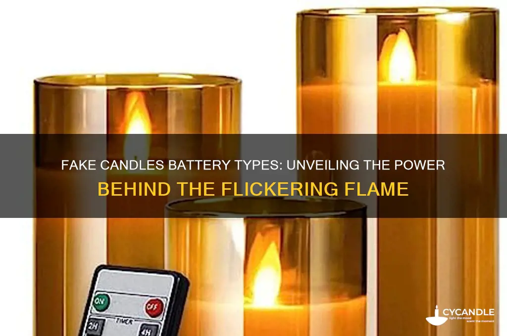 what kind of batterys are in fake candles