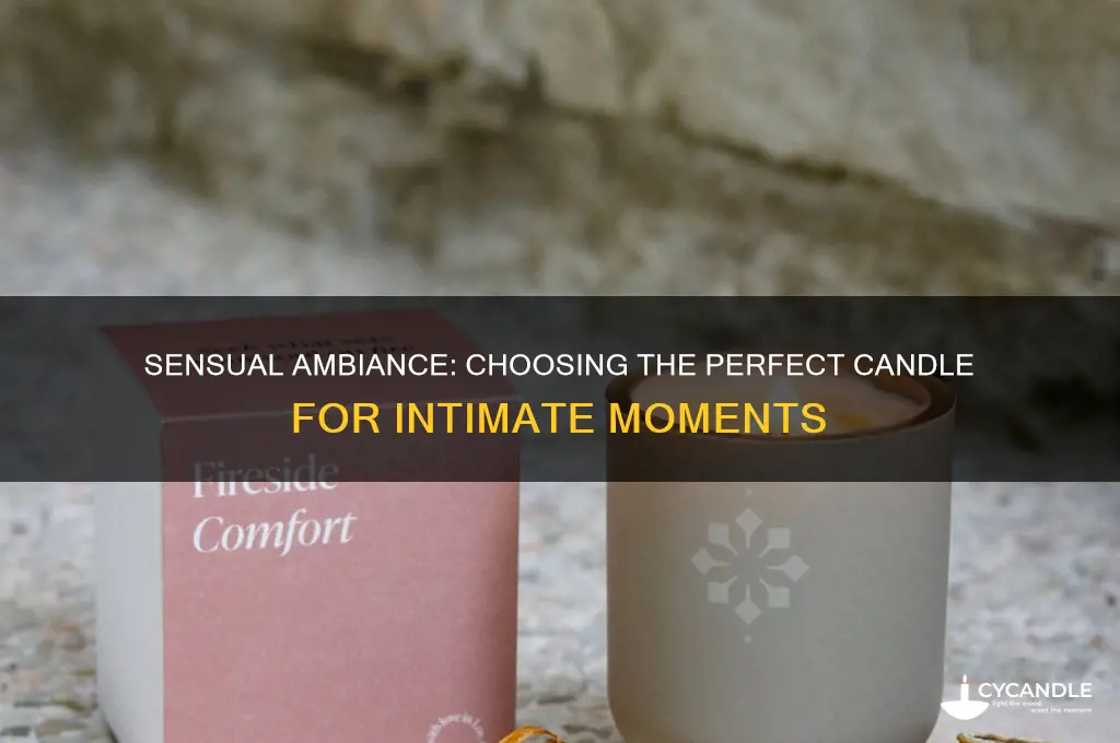what kind of candle for sex