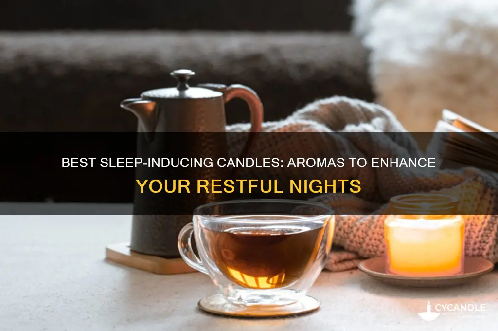 what kind of candle helps you fall asleep