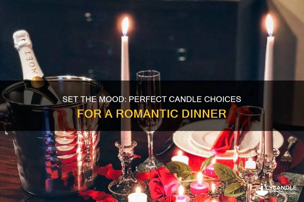 what kind of candle i can use for romantic dinner