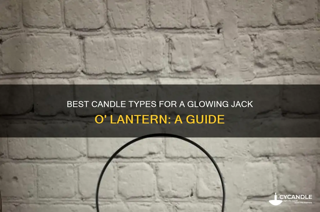 what kind of candle in jack o lantern