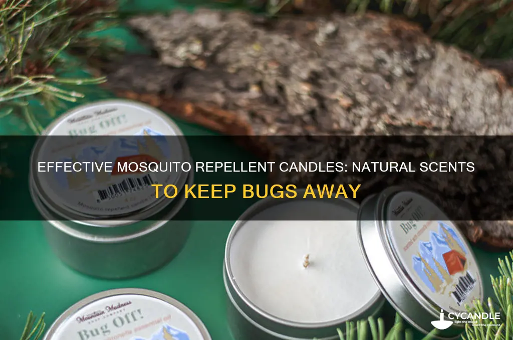 what kind of candle keeps mosquitoes away