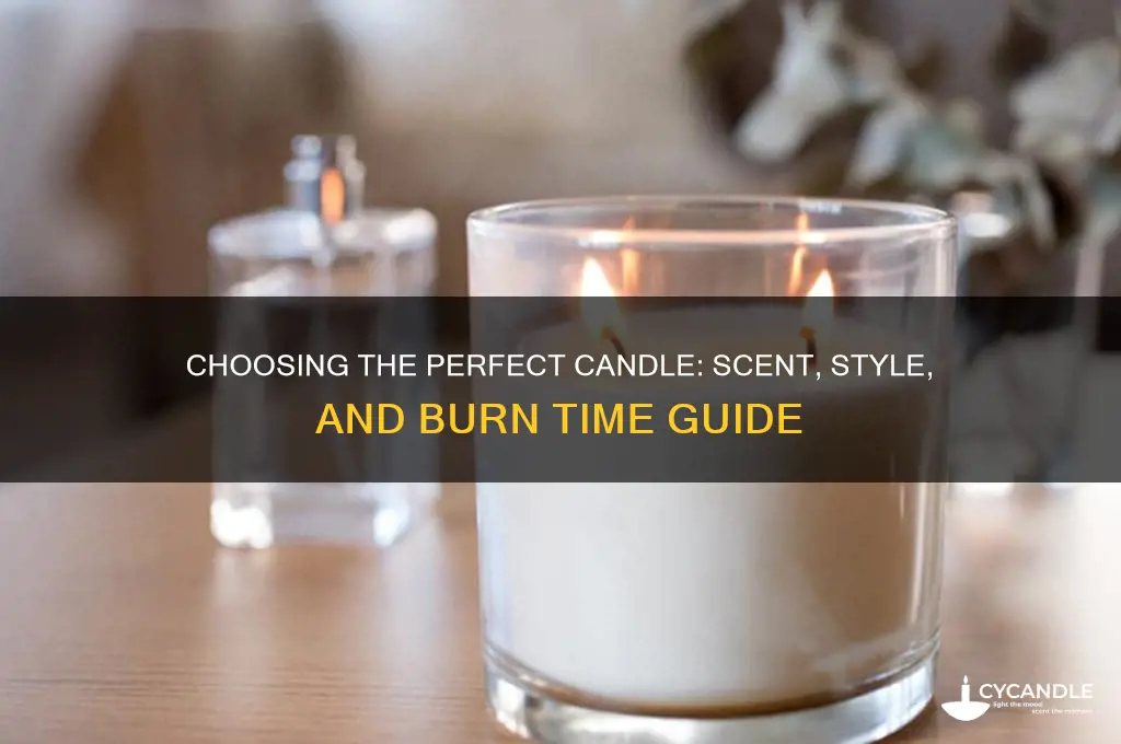 what kind of candle should i buy