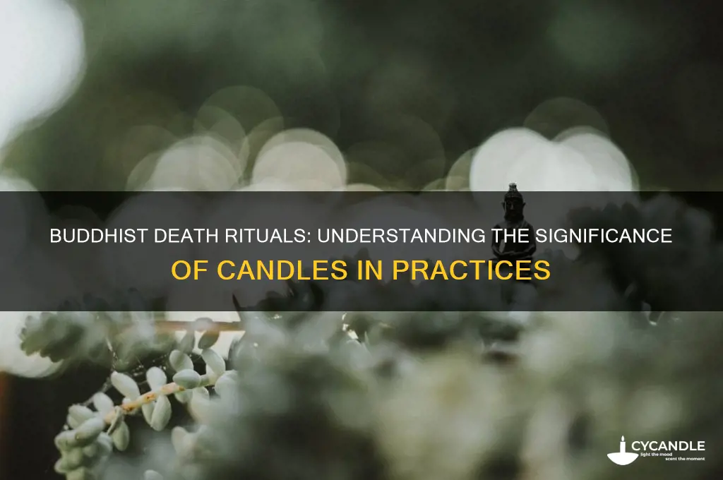 what kind of candles buddhist death
