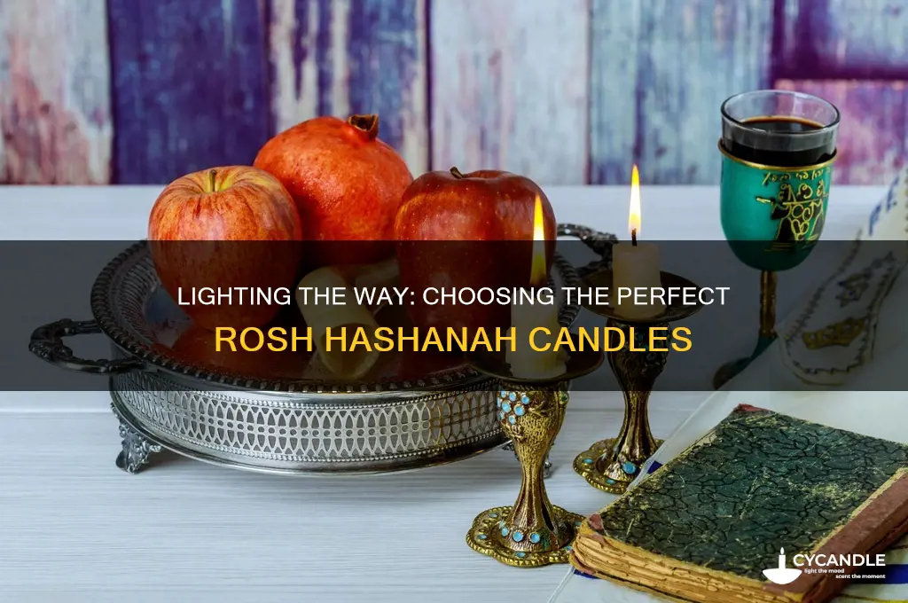 what kind of candles do you light on rosh hashanah