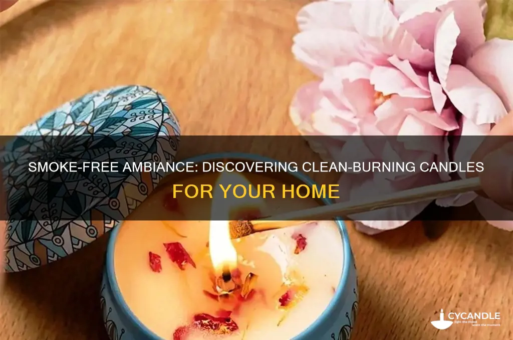 what kind of candles dont burn with smoke