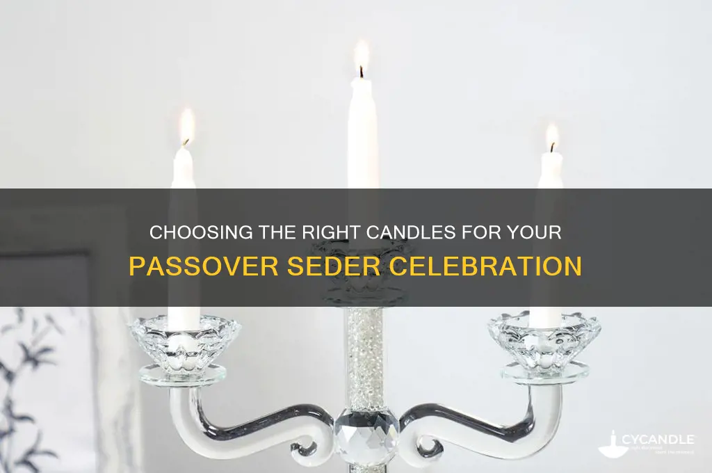 what kind of candles for passover