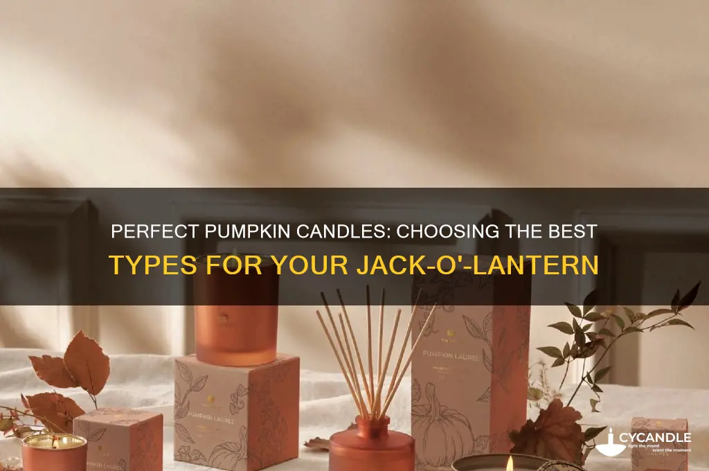 what kind of candles go in pumpkins