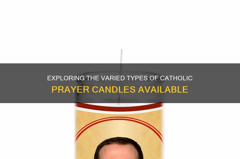 what kind of catholic prayer candles are there