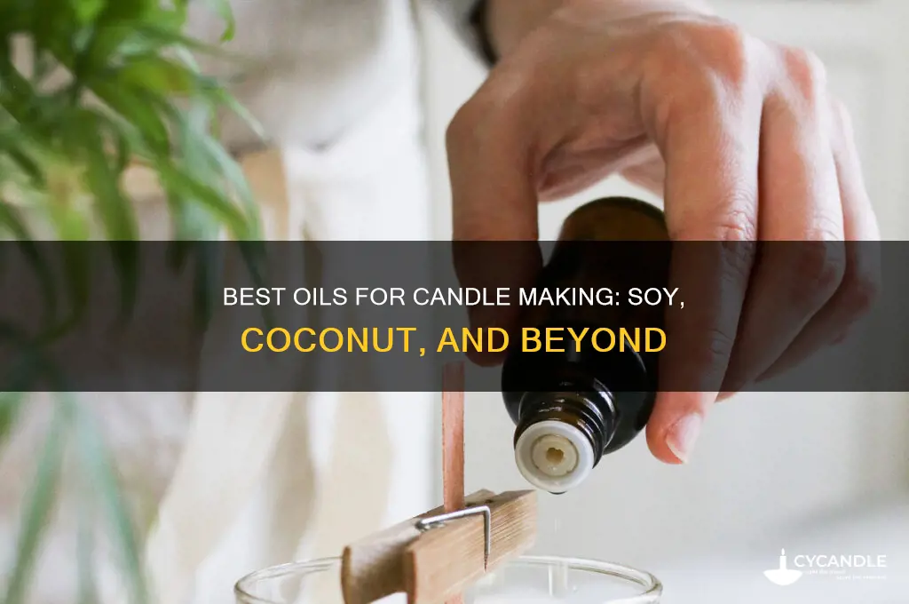 what kind of oil can you use for candle makin