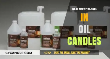 Choosing the Right Oil for Your Oil Candles: A Guide
