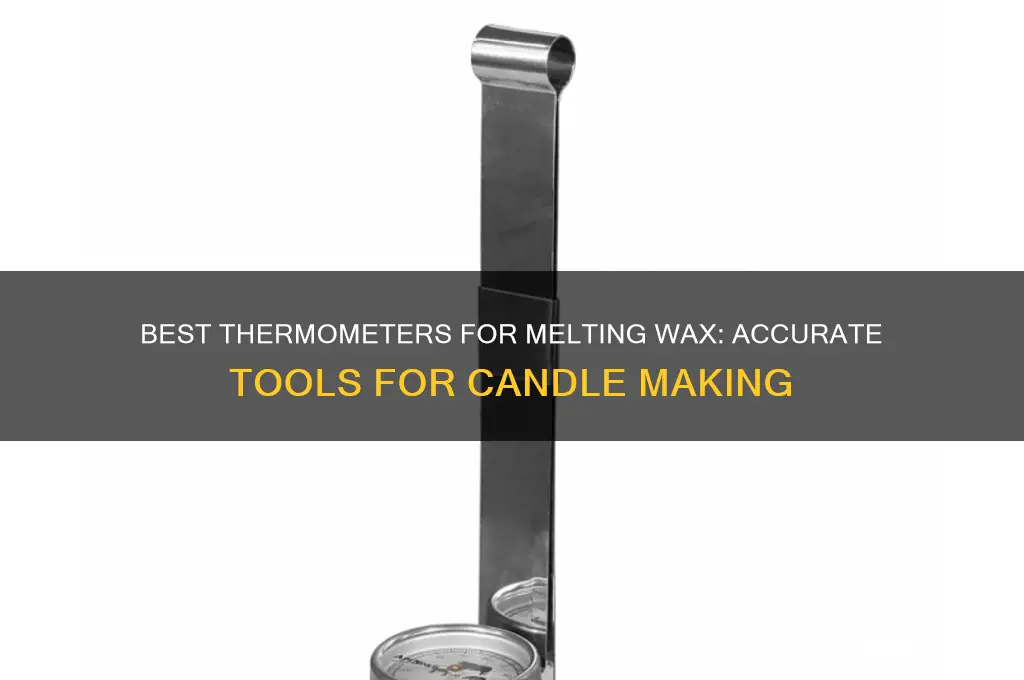 what kind of thermometer can you use for melting wax