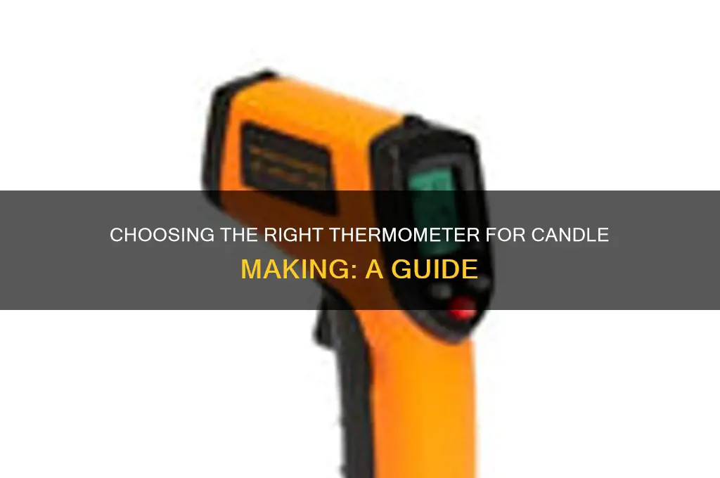 what kind of thermometer for candles
