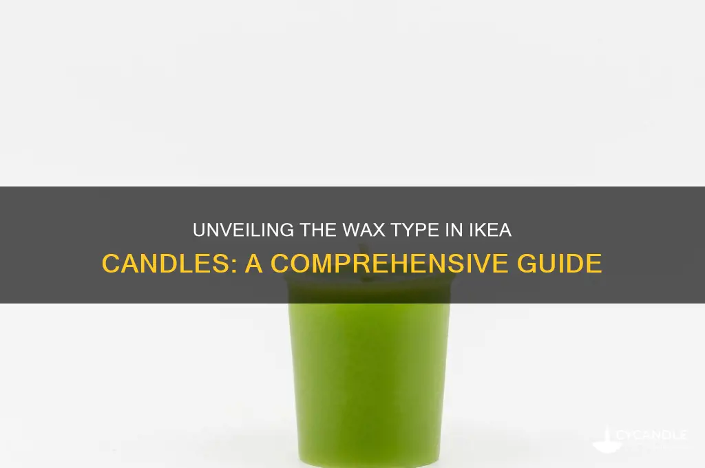 what kind of wax are ikea candles