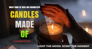 Mainstays Candles Wax Type: Unveiling the Material Composition