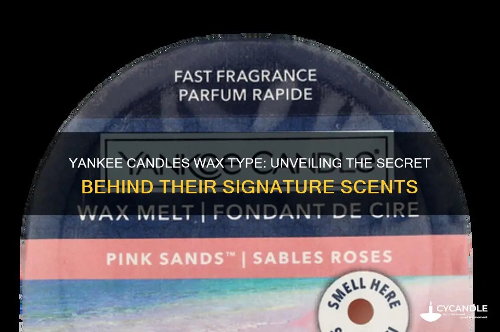 what kind of wax do yankee candles use