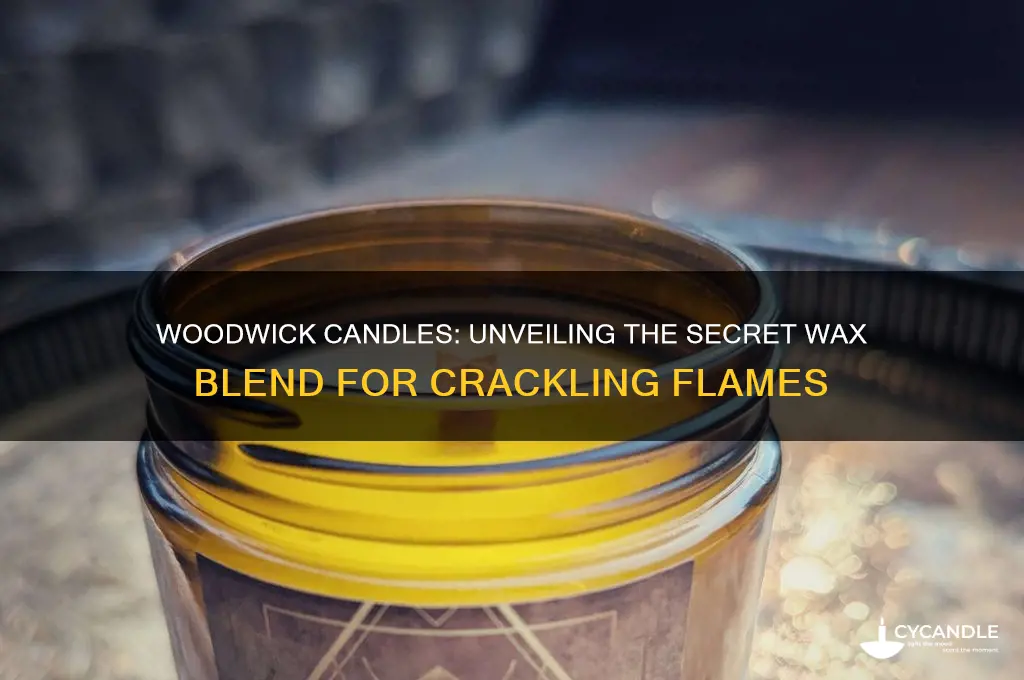 what kind of wax does woodwick candles use