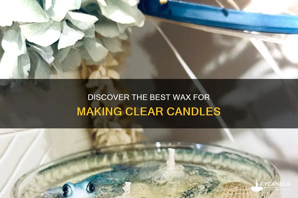 what kind of wax is used for clear candles
