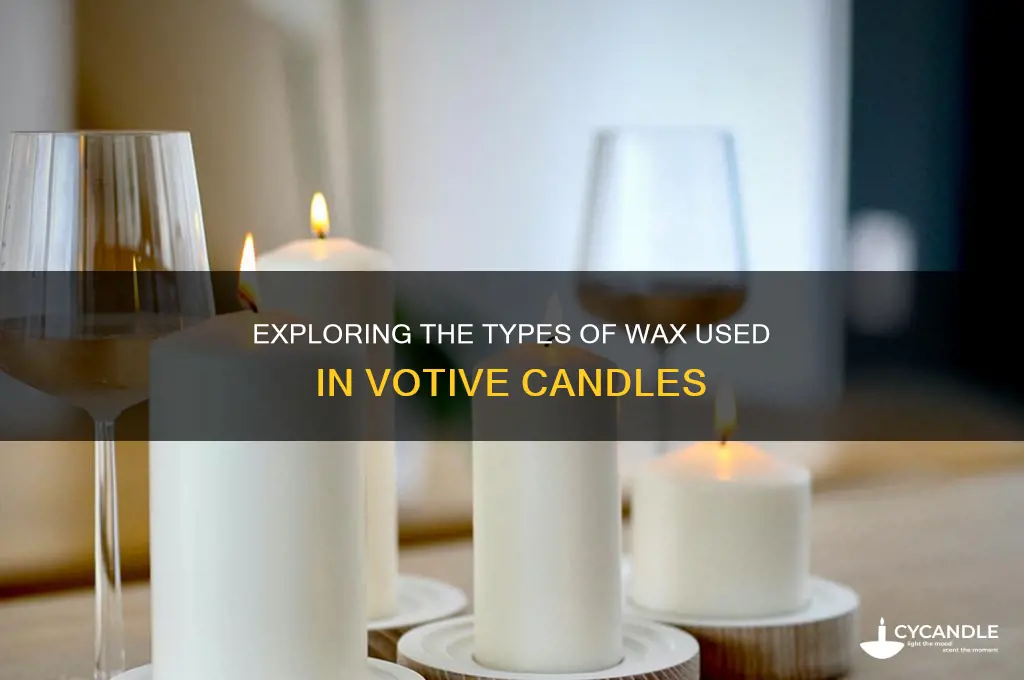 what kind of wax is used in votive candles