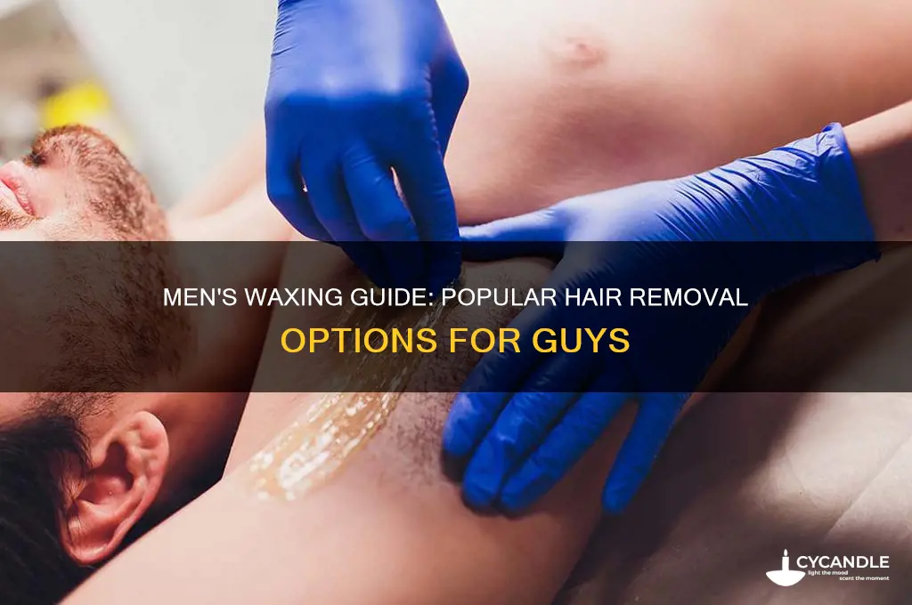 what kind of waxing can guys get