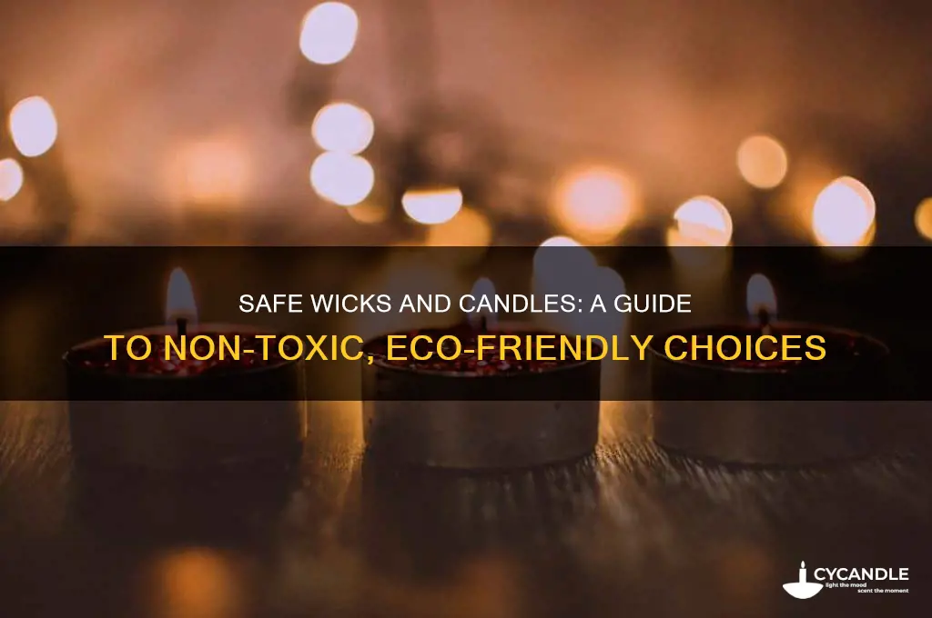 what kinds of wicks and candles are considered safe