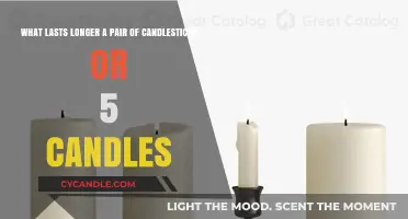 Candlesticks vs. Candles: Which Burns Brighter and Lasts Longer?