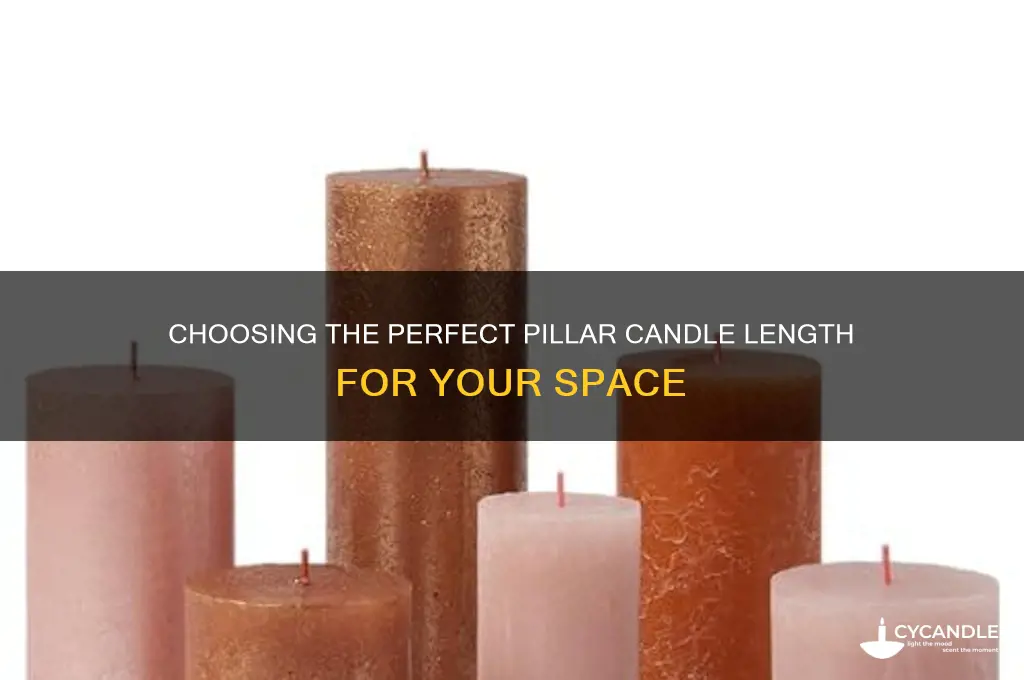 what length pillar candle