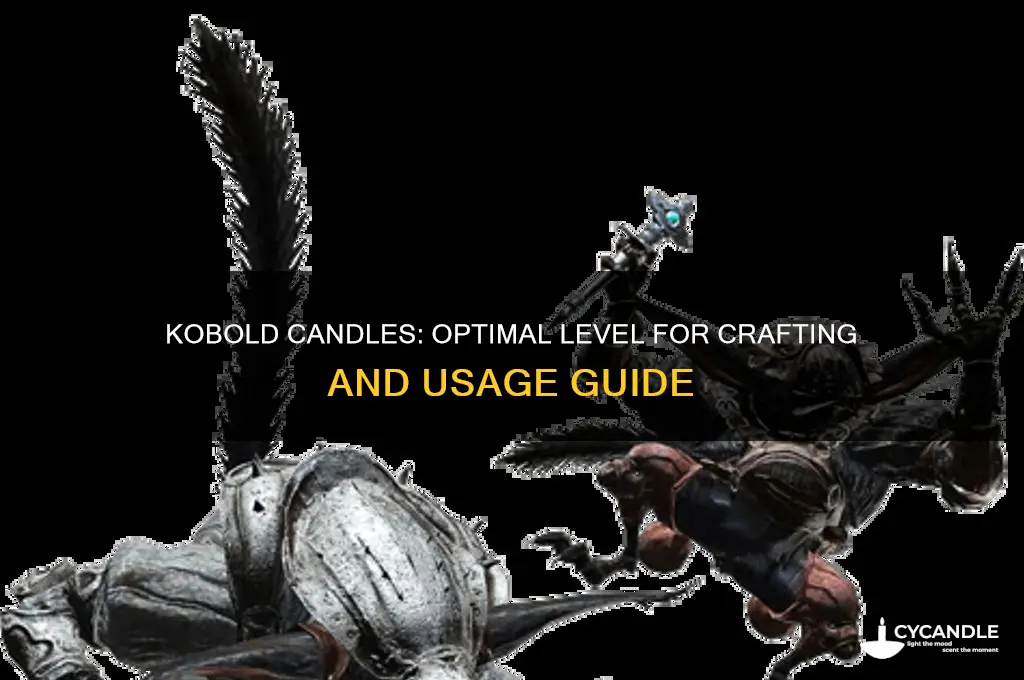 what level for kobold candles