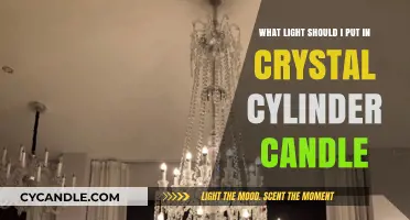Enhance Your Crystal Cylinder Candle with the Perfect Light Choice