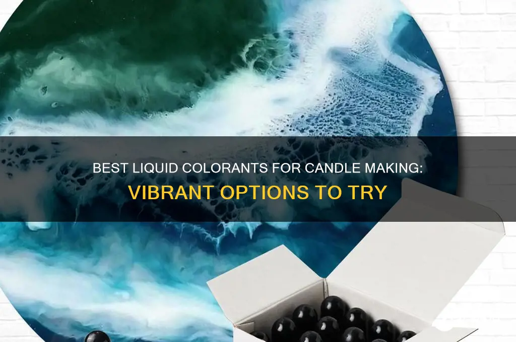 what liquid colorant can be used for candles