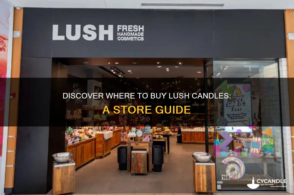 what lush store sells candles