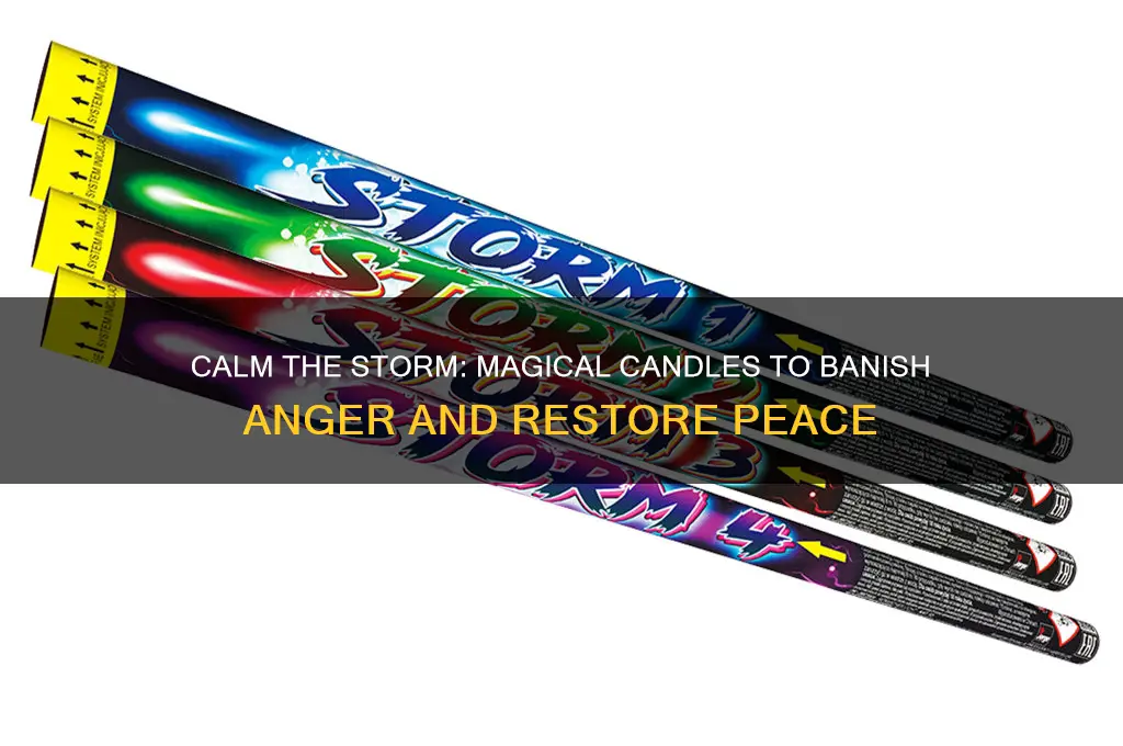 what magical candle do i use to fight off anger