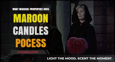 Unveiling Maroon Candles' Mystical Powers and Their Spiritual Significance