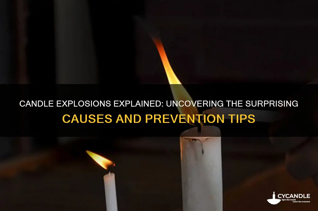 what makes a candle explode
