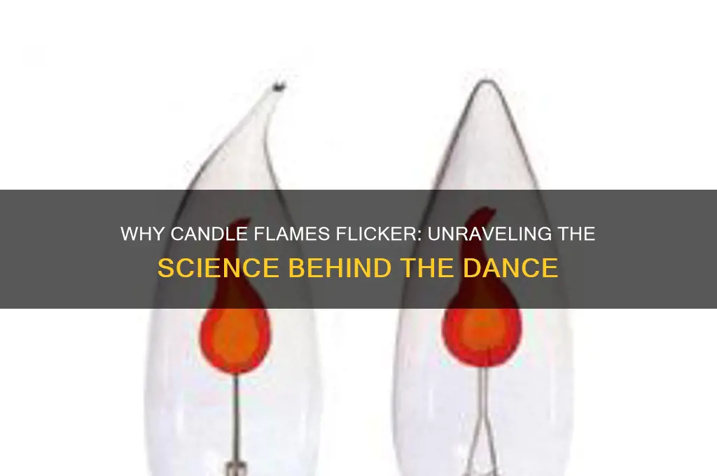 what makes a candle flame flicker
